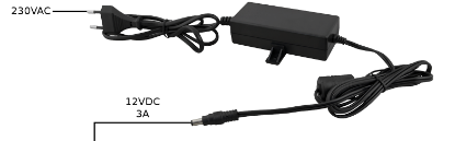 Billede af Strømforsyning 12v 3000mA