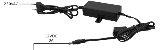 Billede af Strømforsyning 12v 3000mA
