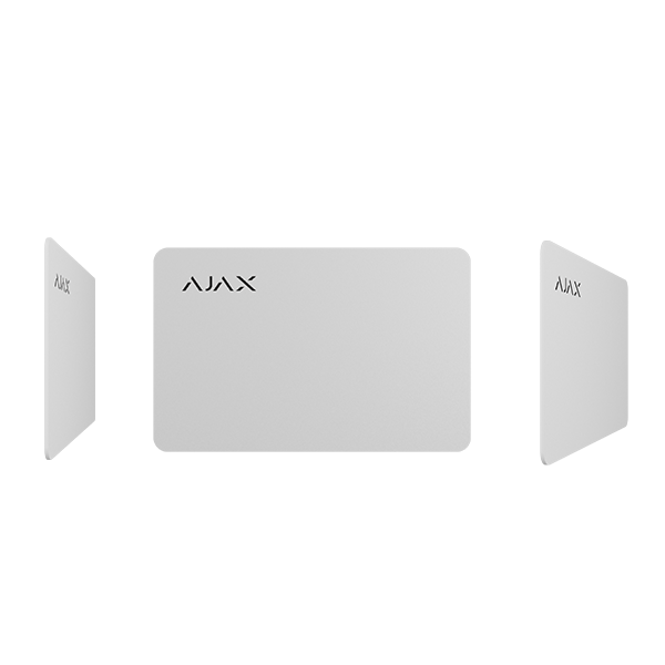 Billede af Mifare DESFire kort i hvid til Ajax Keypad Plus