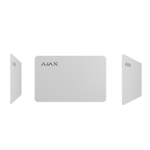 Billede af Mifare DESFire kort i hvid til Ajax Keypad Plus
