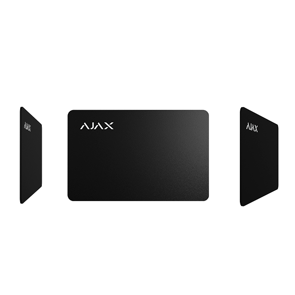 Billede af Mifare DESFire kort i sort til Ajax Keypad Plus