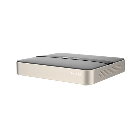Billede af Milesight Compact NVR, 8 kanaler, 4 x PoE, 1 x LAN, 80mbit, 1 x HDD.