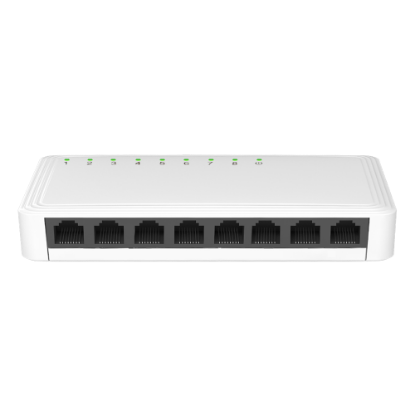 Billede af 8 ports switch, 10/100/1000 mbps, 5V 1A