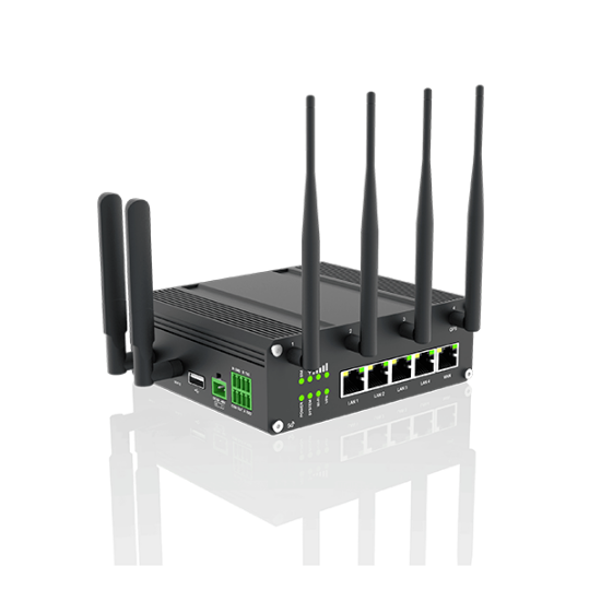 Billede af Milesight Industriel 5G Router, 2 x sim, Wifi, 5 x RJ45, I/O, RS232,