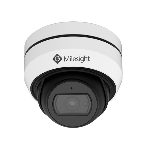 Billede af Milesight AI dome IP-kamera, 2,0MP, 2,8mm, FOV 111°, 20m IR, IP67/IK10, hvid farve.