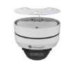 Billede af Milesight AI dome IP-kamera, 2,0MP, 2,8mm, FOV 111°, 20m IR, IP67/IK10, hvid farve.