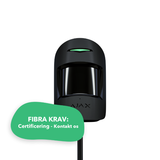 Billede af Ajax S-Line CombiProtect Fibra sort