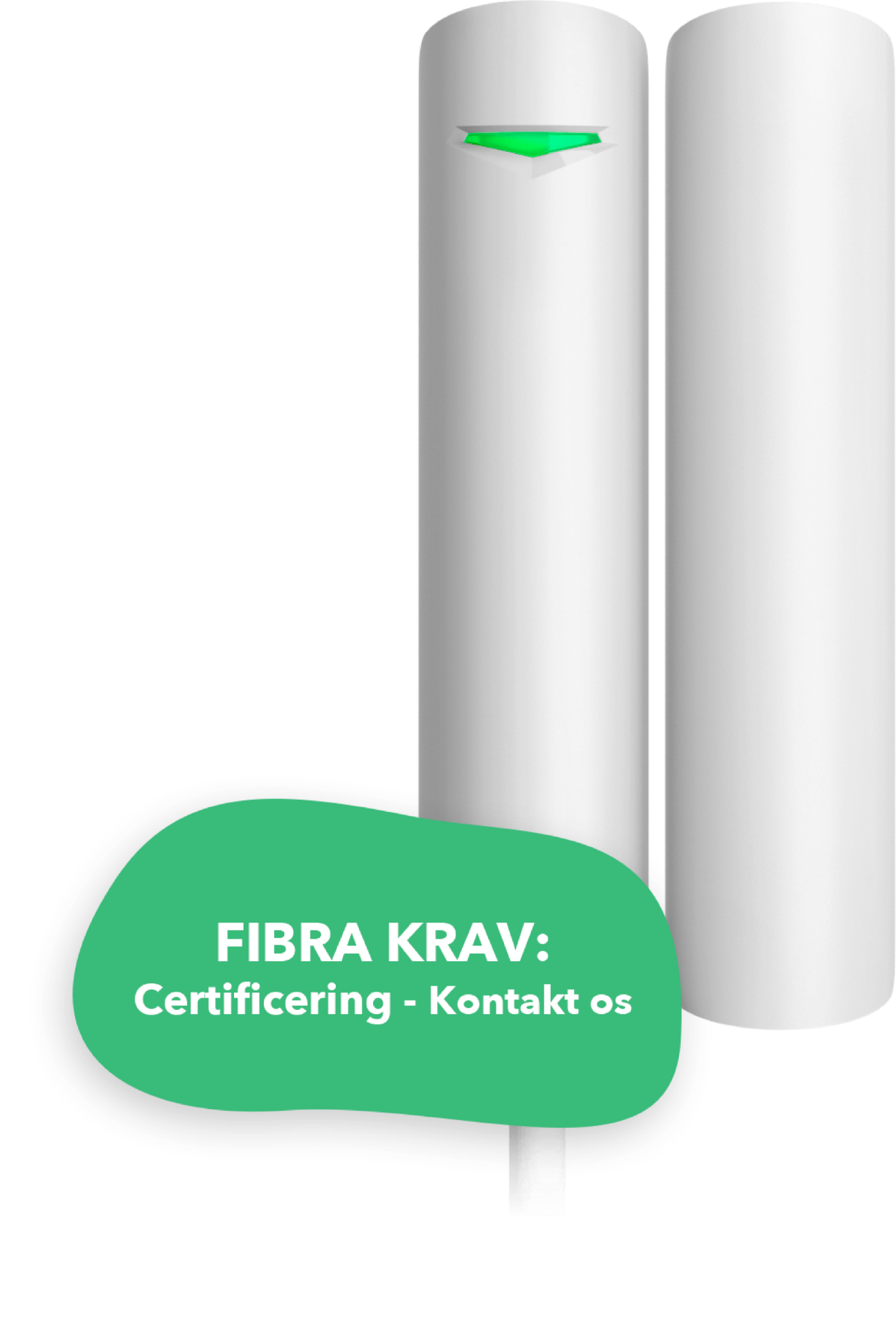 Billede af Ajax S-Line DoorProtect Plus Fibra hvid