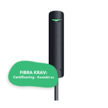 Billede af Ajax S-Line GlassProtect Fibra sort