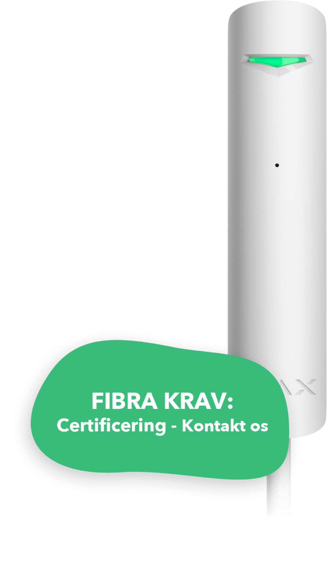 Billede af Ajax S-Line GlassProtect Fibra hvid