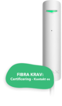 Billede af Ajax S-Line GlassProtect Fibra hvid