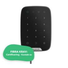 Billede af Ajax S-Line Keypad Fibra sort