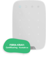 Billede af Ajax S-Line Keypad Fibra hvid