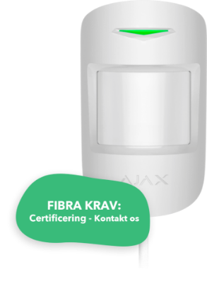 Billede af Ajax S-Line MotionProtect Fibra hvid