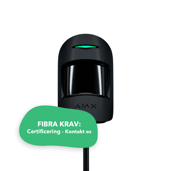 Billede af Ajax S-Line MotionProtect Plus Fibra sort
