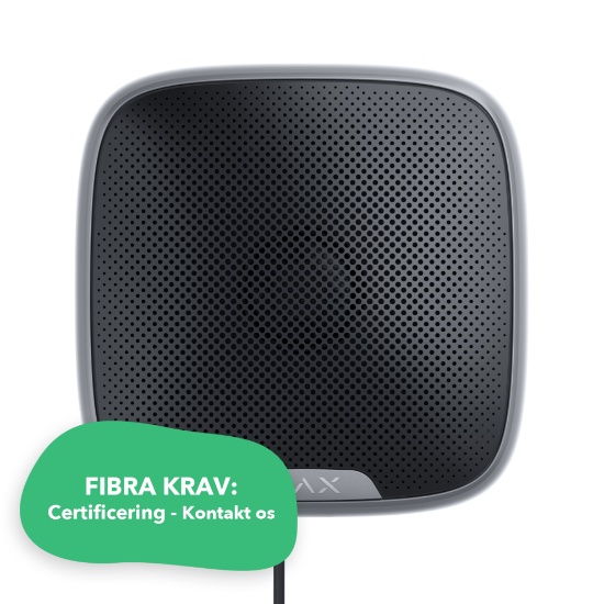 Billede af Ajax S-Line StreetSiren Fibra sort