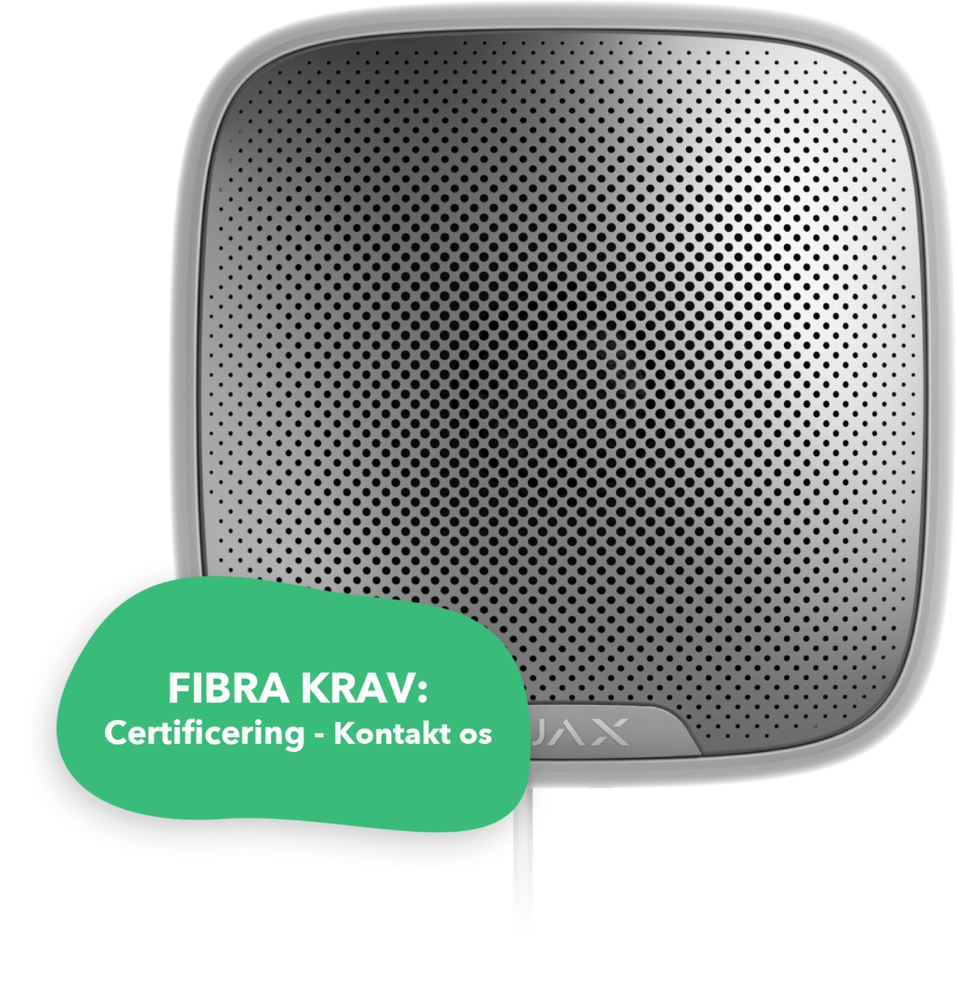 Billede af Ajax S-Line StreetSiren Fibra hvid