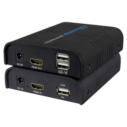 Billede af HDMI & 2x USB CAT5/6 Extender kit, 120m
1080P, 5V