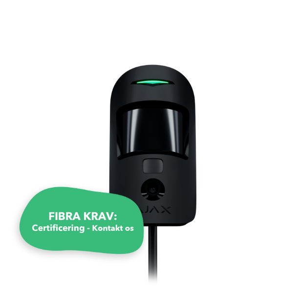 Billede af Ajax S-Line Fibra MotionCam Sort