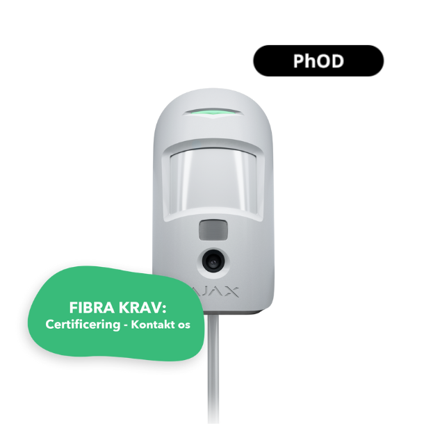 Billede af Ajax S-Line MotionCam PhOD Fibra Hvid