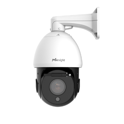 Billede af Milesight AI PTZ Speeddome IP-kamera, 8,0MP,36 x zoom,  5,7mm-205mm, FOV 62°-3°, 300m IR, IP67/IK10, NDAA, hvid