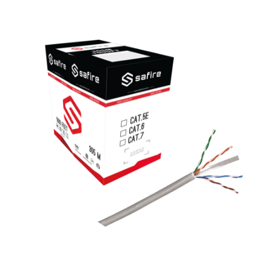 Billede af CAT6A U/UTP, cat 6, 23AWG, LSZH, 100% Cu, Eca, CE, 305m