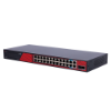 Billede af Safire PoE Switch 300W, 22x 30W PoE & 2x 60W HiPoE  & 2x Gigabit Uplink & 2x SFP, WatchDog