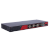 Billede af Safire PoE Switch 300W, 22x 30W PoE & 2x 60W HiPoE  & 2x Gigabit Uplink & 2x SFP, WatchDog