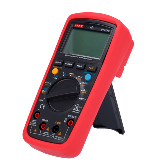 Billede af UNI-T Digital multimeter CAT III 600V, temperaturmåler