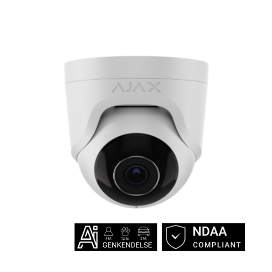 Billede af Ajax TurretCam, 8 MP, 4 mm, hvid