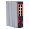 Billede af Safire PoE Switch 130W, 6x 30W PoE+ (1000Mbps) & 2x 60W HiPoE (1000Mbps), WatchDog, DIN