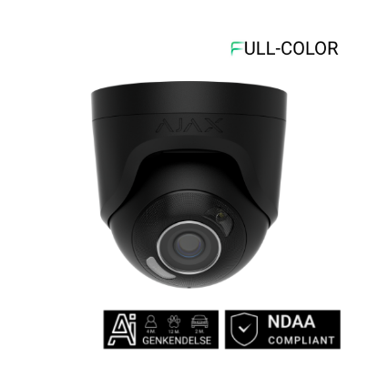 Billede af Ajax TurretCam HL (8 Mp/2.8 mm) Sort