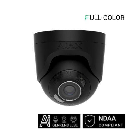 Billede af Ajax TurretCam HL (8 Mp/2.8 mm) Sort