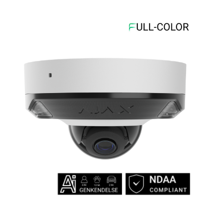 Billede af Ajax DomeCam Mini HL (5 Mp/4 mm) Hvid