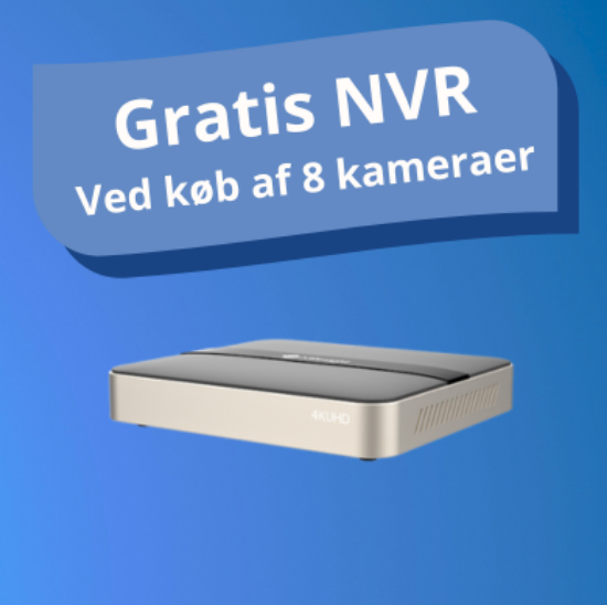 Billede af Milesight NVR 8 kanals - 0 kr. kampagne. Krav om køb af min. 8 stk. Milesight kamera.