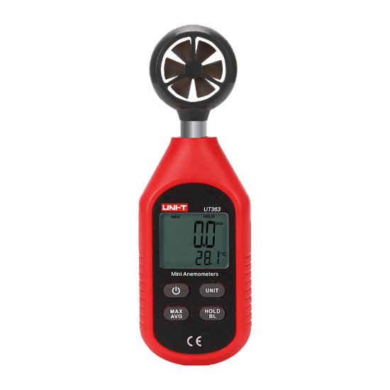 Billede af UNI-T Håndholdt vindmåler, anemometer m. temperatursensor