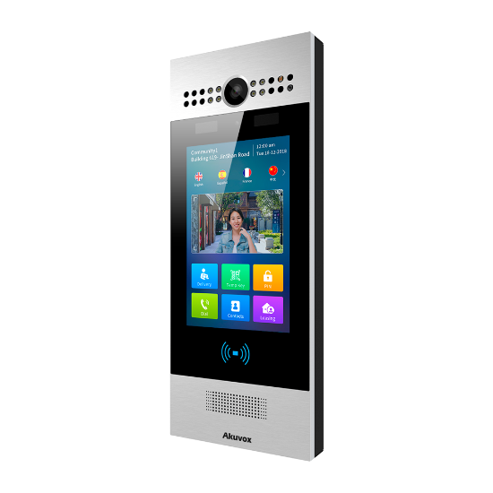 Billede af Akuvox dørstation, 7" touchskærm, IP65, PoE, BT, 4G/LTE