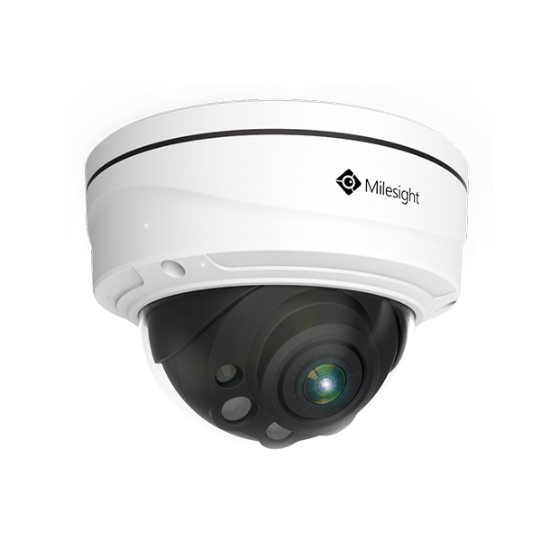 Billede af Milesight AI Pro-domeIP-kamera, 4,0MP / 1/1,8", 2,7mm-13,5mm, FOV 111°-47°, 60m IR, IP67/IK10, NDAA, hvid farve