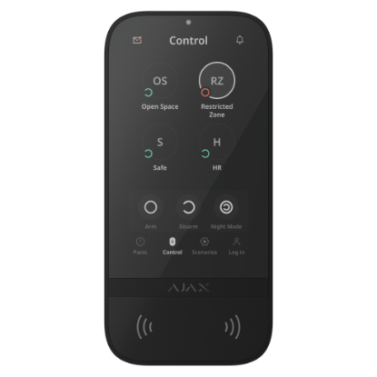 Billede af Ajax S-Line KeyPad TouchScreen G3 Sort